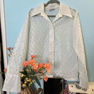 VINTAGE EYELET SHIRT